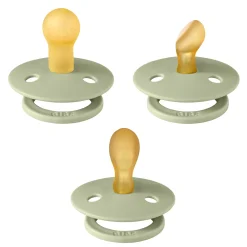 BIBS Tétines Coffret découverte 3 Pack Sage/Sage 0-6 mois