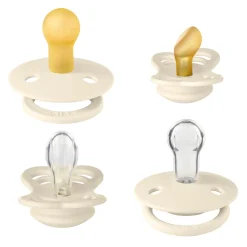 BIBS                    Tétines Coffret Découverte 4 Pack    Ivory/Ivory            0-6 mois