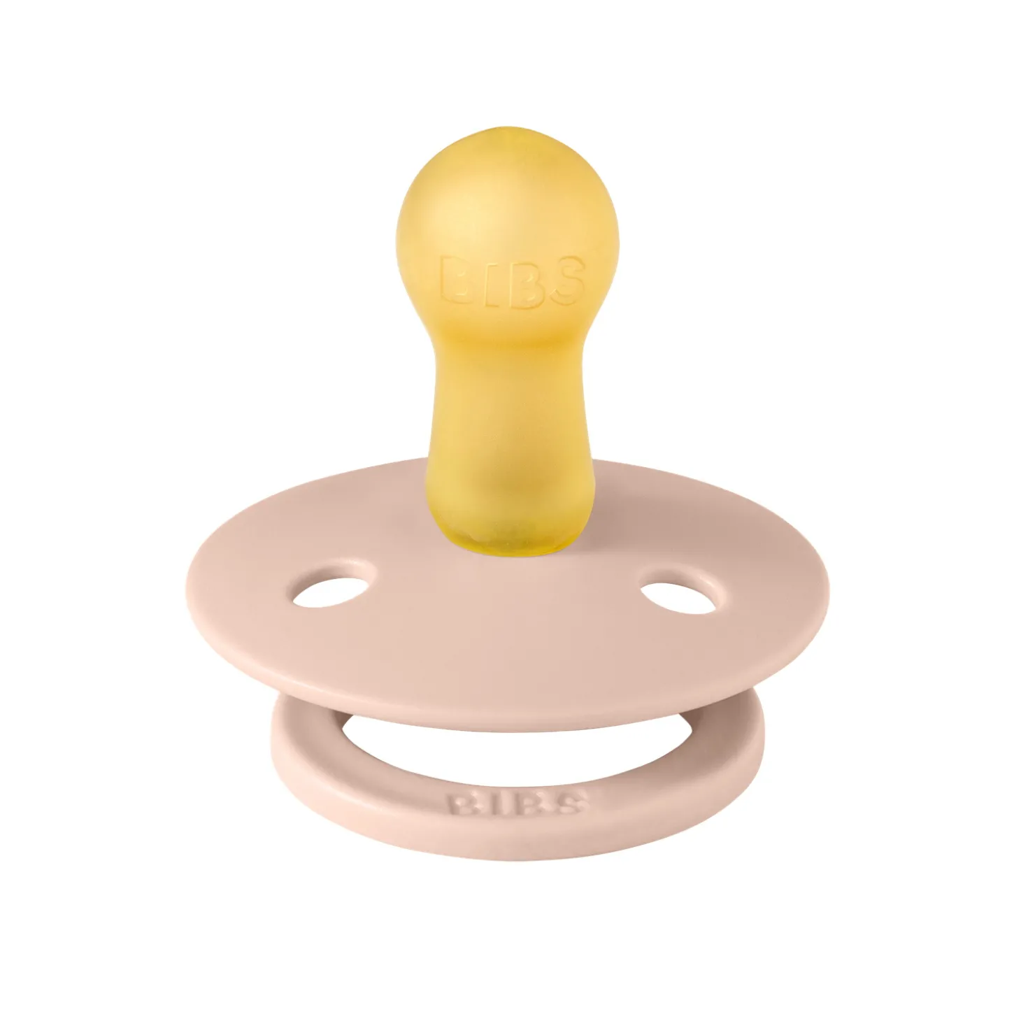 BIBS Tétines Colour Caoutchouc naturel Blush