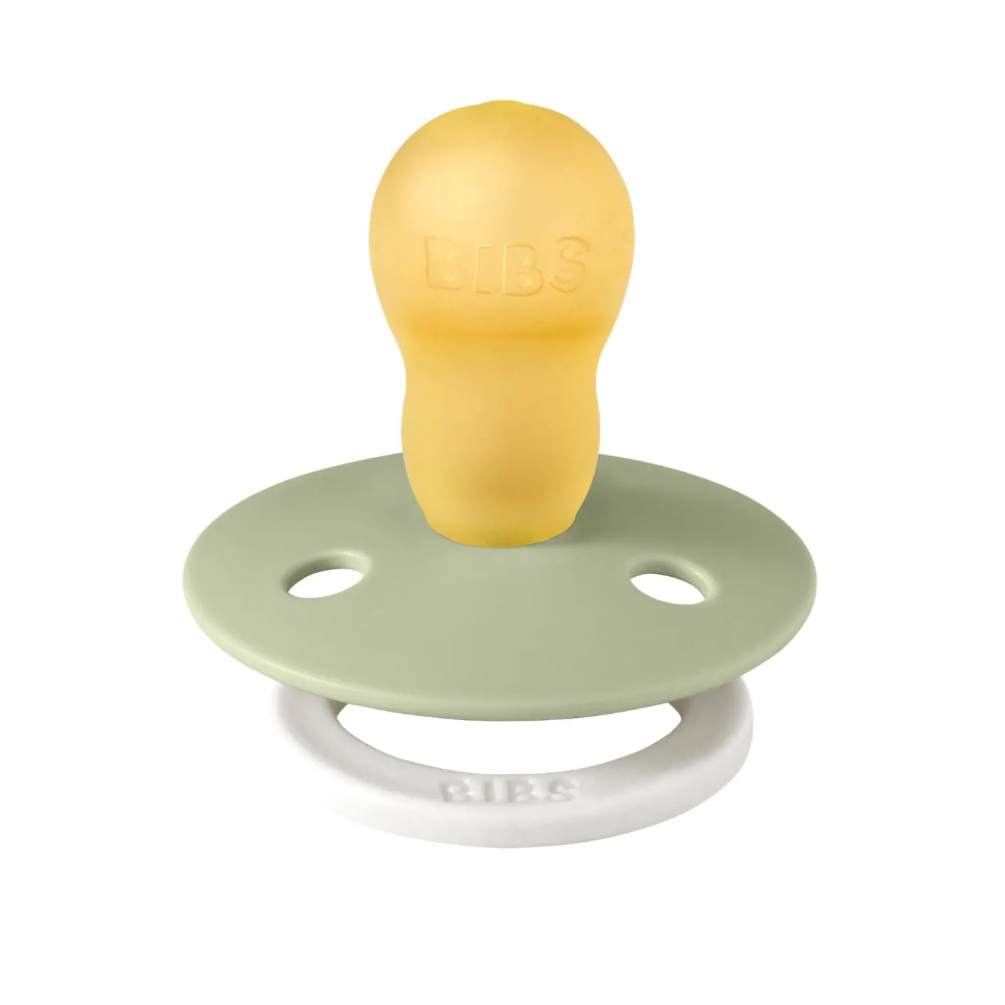 BIBS Tétines Colour Caoutchouc naturel Sage Glow 18 mois +