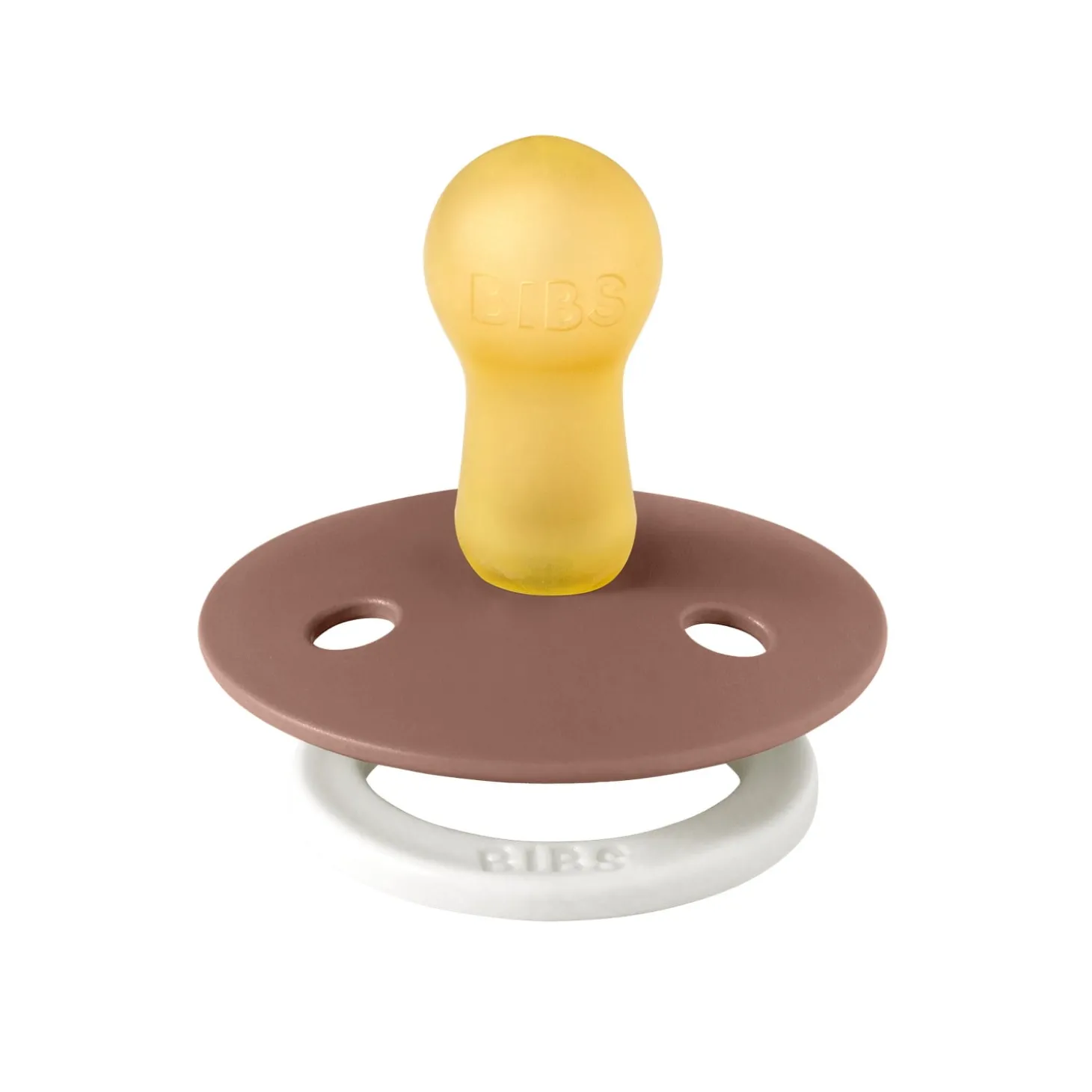 BIBS Tétines Colour Caoutchouc naturel Woodchuck Glow 6-18 mois