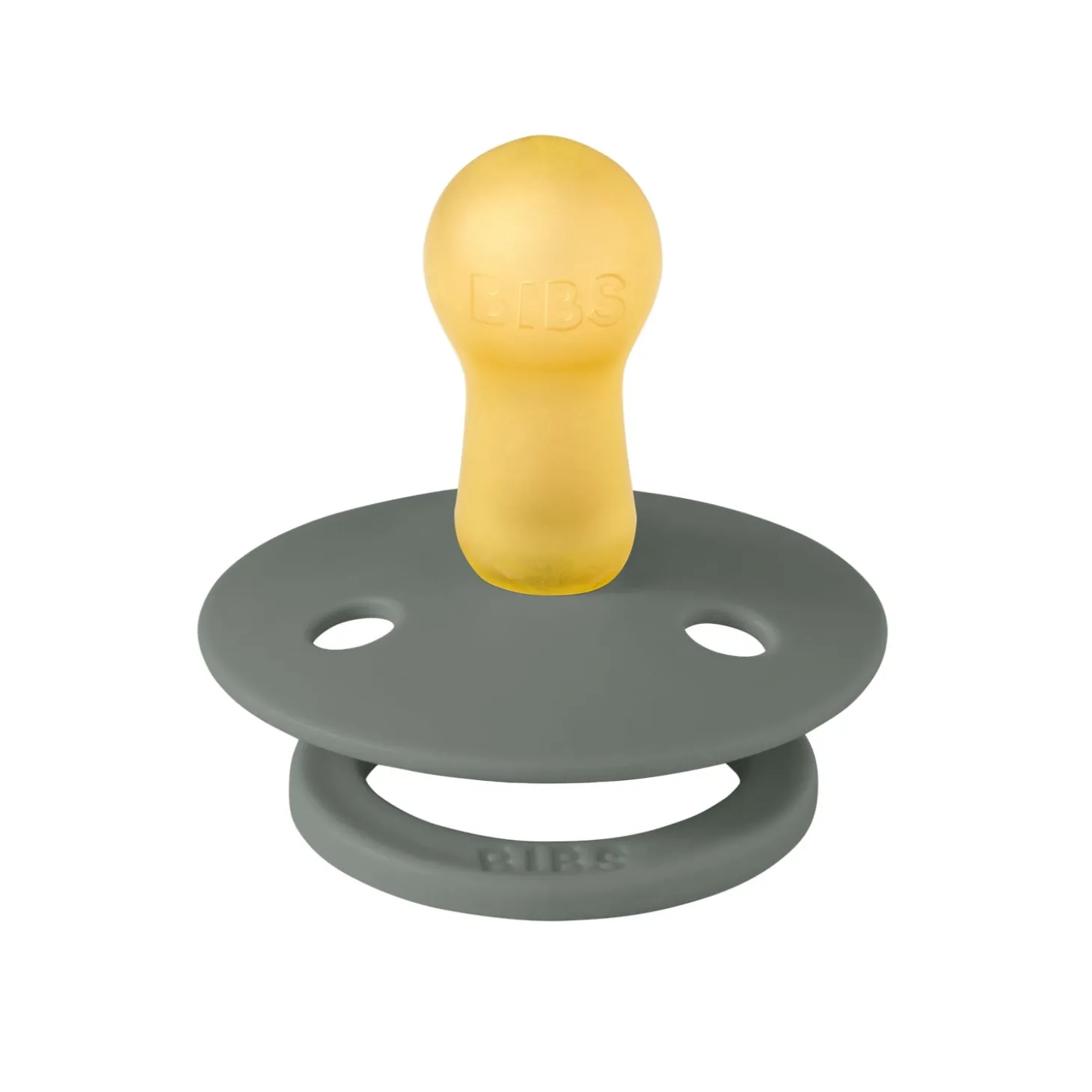 BIBS Tétines Colour Caoutchouc naturel Pine 6-18 mois