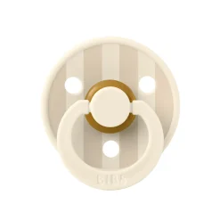 BIBS                    Tétines Studio Colour Block Caoutchouc naturel    Vanilla            6-18 mois