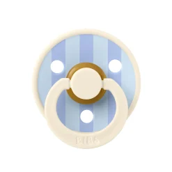 BIBS Tétines Studio Colour Block Caoutchouc naturel Ivory 6-18 mois