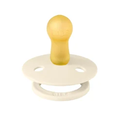 BIBS                    Tétines Studio Colour Bumblebee Caoutchouc naturel    Ivory            6-18 mois