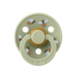 BIBS                    Tétines Studio Colour Bumblebee Caoutchouc naturel    Breeze            6-18 mois