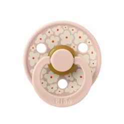 BIBS                    Tétines Studio Colour Jasmine Field Caoutchouc naturel    Blush            6-18 mois