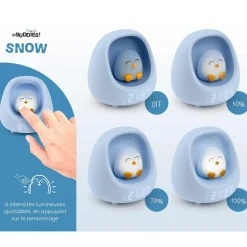 Bigben kids                    Reveil veilleuse pingouin    Bleu