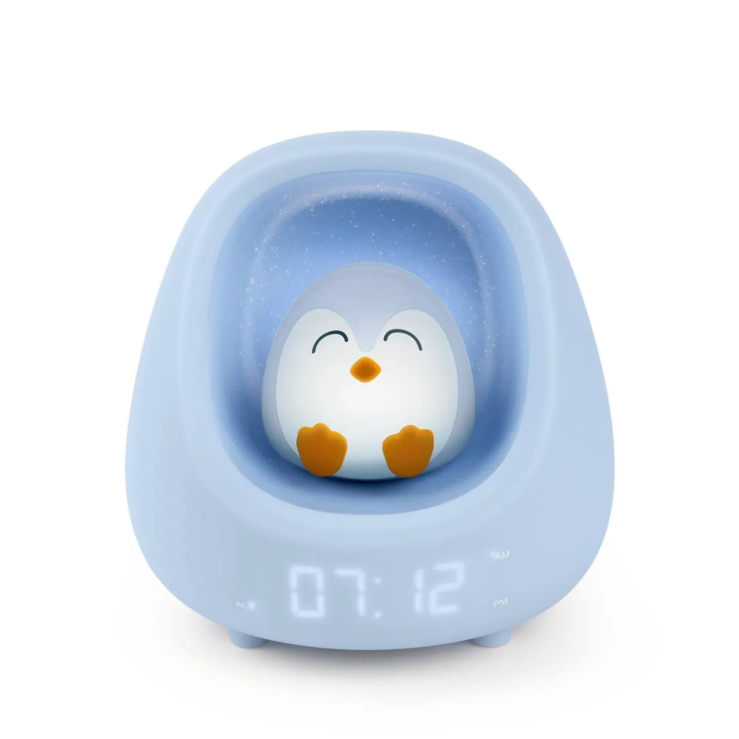 Bigben kids Reveil veilleuse pingouin Bleu