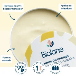 Biolane Baume de change au liniment Jaune Et Blanc 100 ml