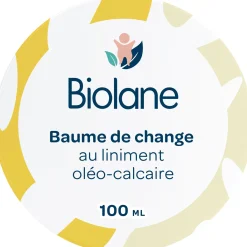 Biolane Baume de change au liniment Jaune Et Blanc 100 ml