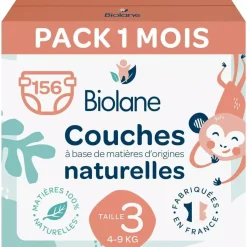 Biolane                    Couches Pack 1 mois    Multicolore