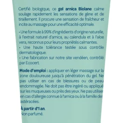 Biolane Gel arnica Bio Vert 20 ml