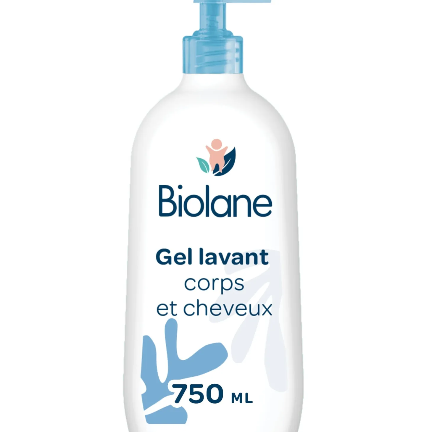 Biolane Gel lavant corps et cheveux Bleu Et Blanc 750 ml