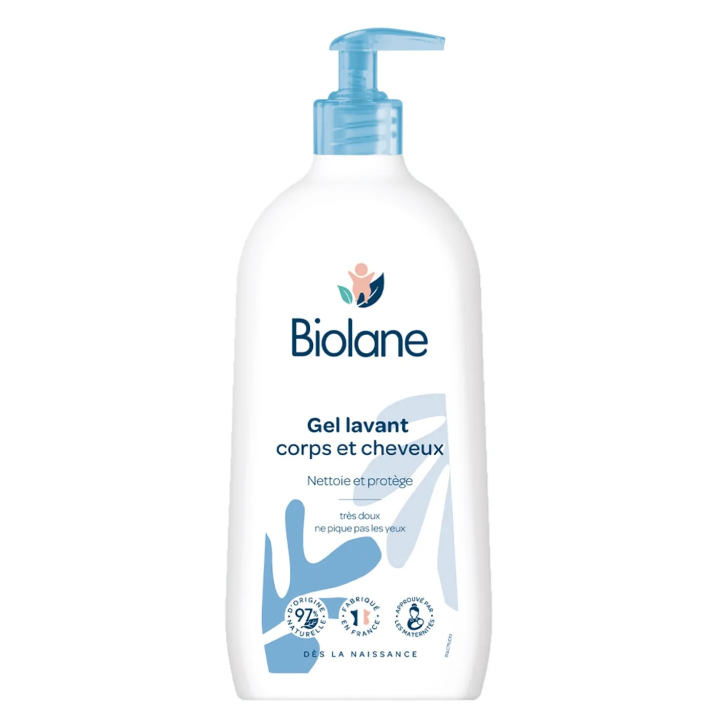 Biolane Gel lavant corps et cheveux Bleu Et Blanc 750 ml
