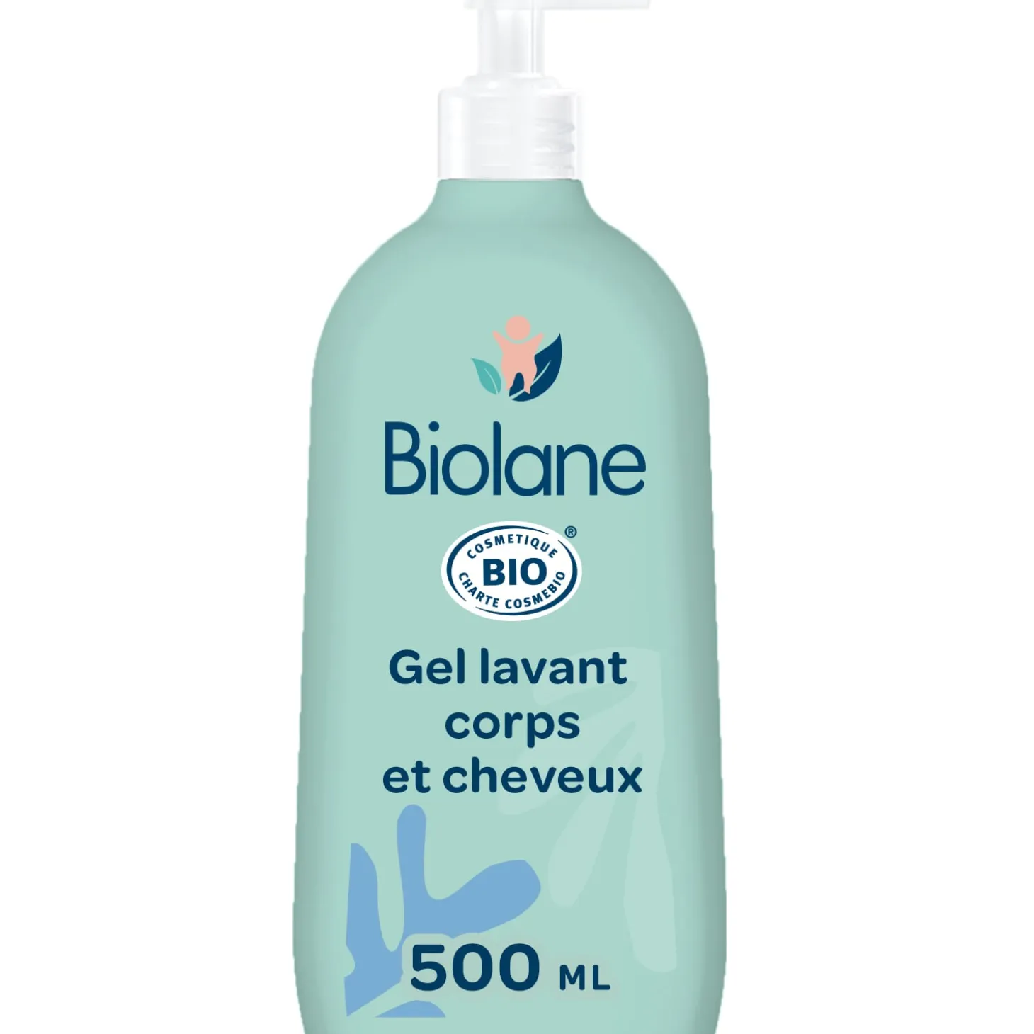 Biolane Gel lavant corps et cheveux Bio Vert 500 ml