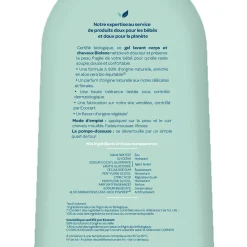 Biolane Gel lavant corps et cheveux Bio Vert 500 ml
