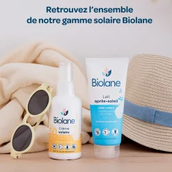 Biolane Lait après-soleil Bleu Et Blanc 100 ml