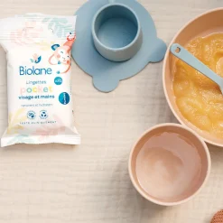 Biolane Lingettes pocket visage et mains Multicolore