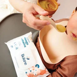 Biolane                    Lingettes visage et mains    Multicolore