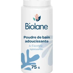 Biolane                    Poudre de bain adoucissante    Bleu Et Blanc