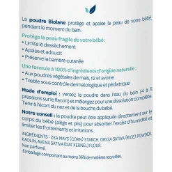 Biolane Poudre de bain adoucissante Bleu Et Blanc