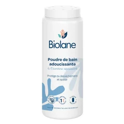 Biolane Poudre de bain adoucissante Bleu Et Blanc