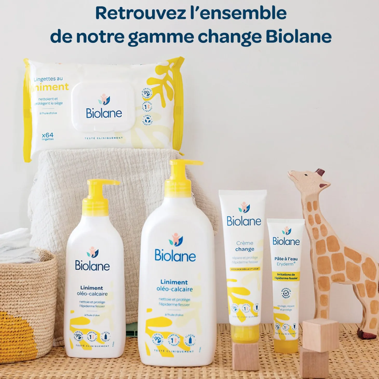 Biolane Pâte à l'eau Eryderm Jaune Et Blanc 75 ml