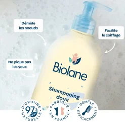 Biolane                    Shampooing très doux    Blanc            350 ml