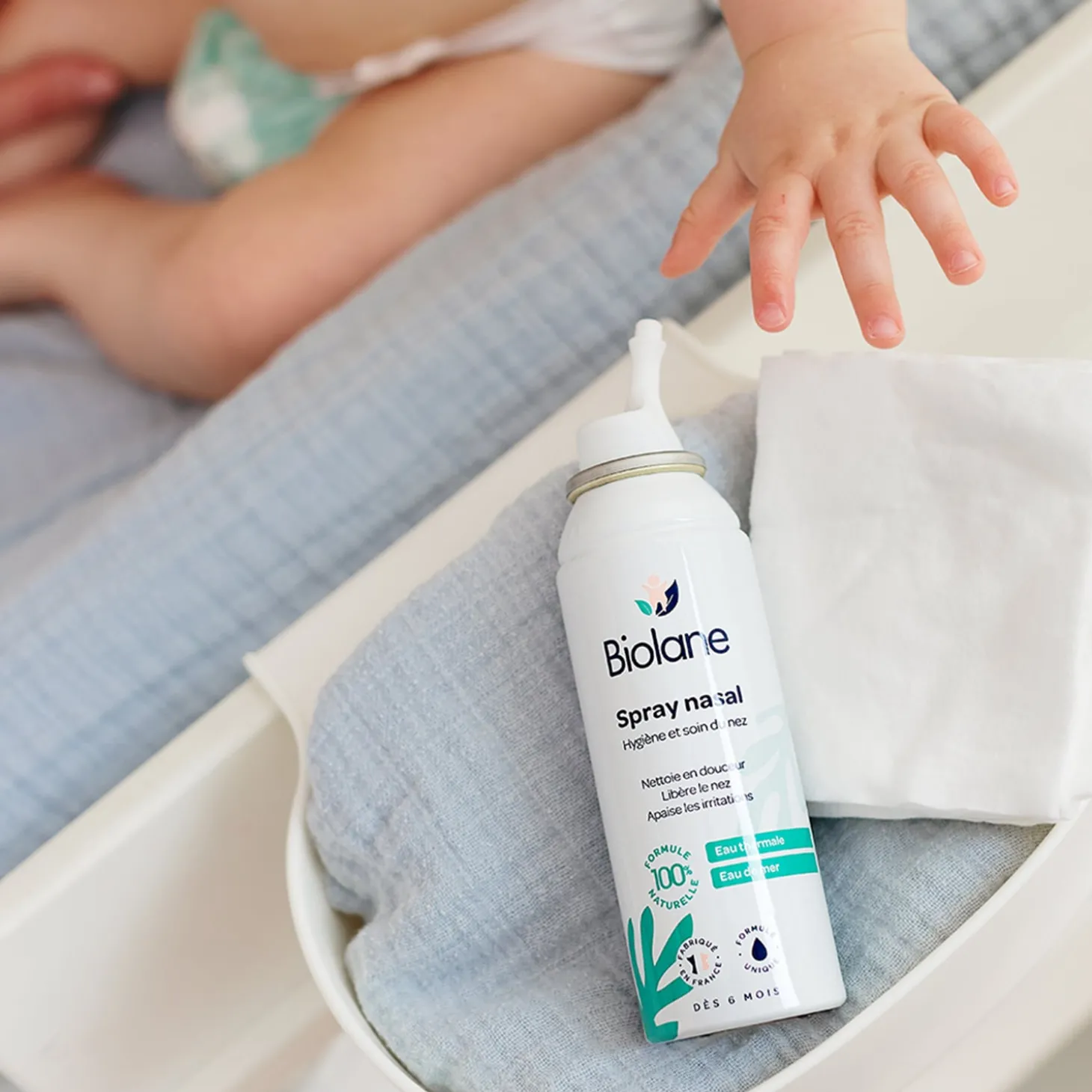 Biolane Spray nasal Vert Et Blanc 100ml
