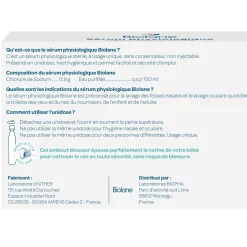 Biolane                    Sérum physiologique en unidoses    Vert Et Blanc            5 ml