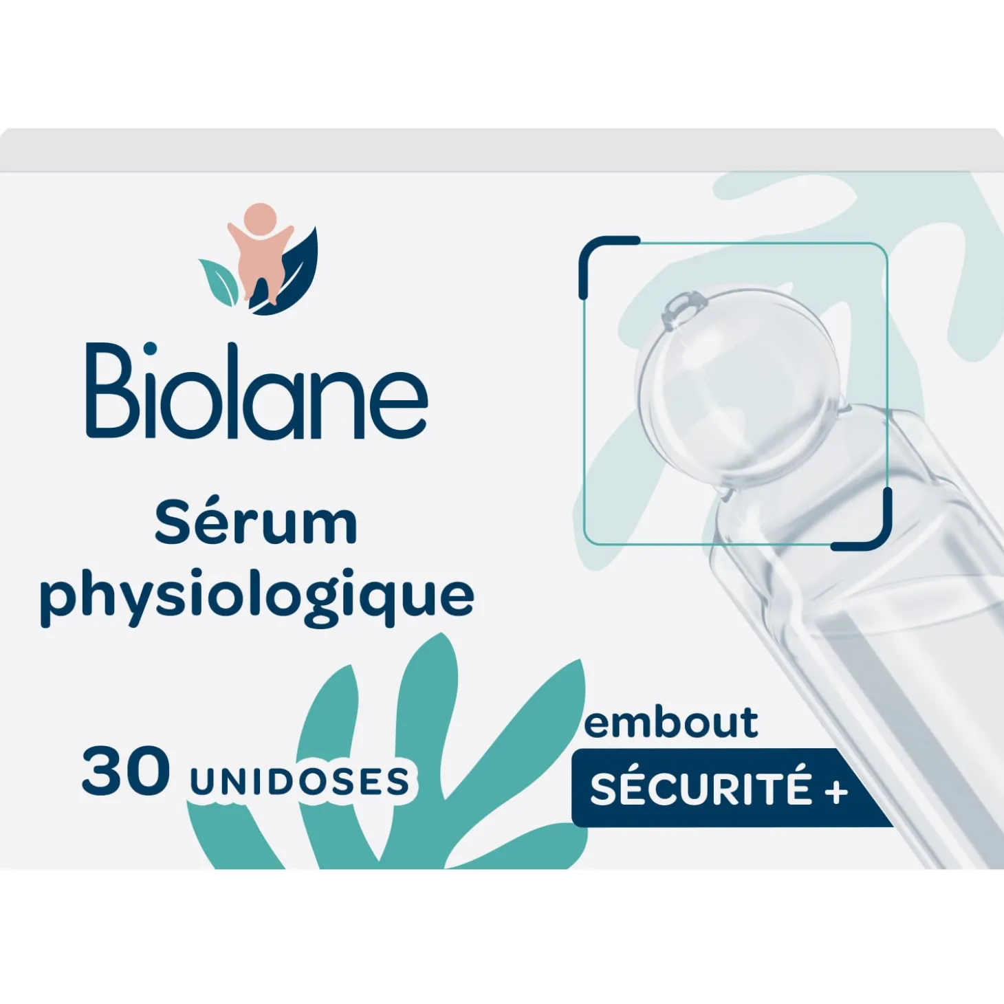 Biolane Sérum physiologique en unidoses Vert Et Blanc 5 ml