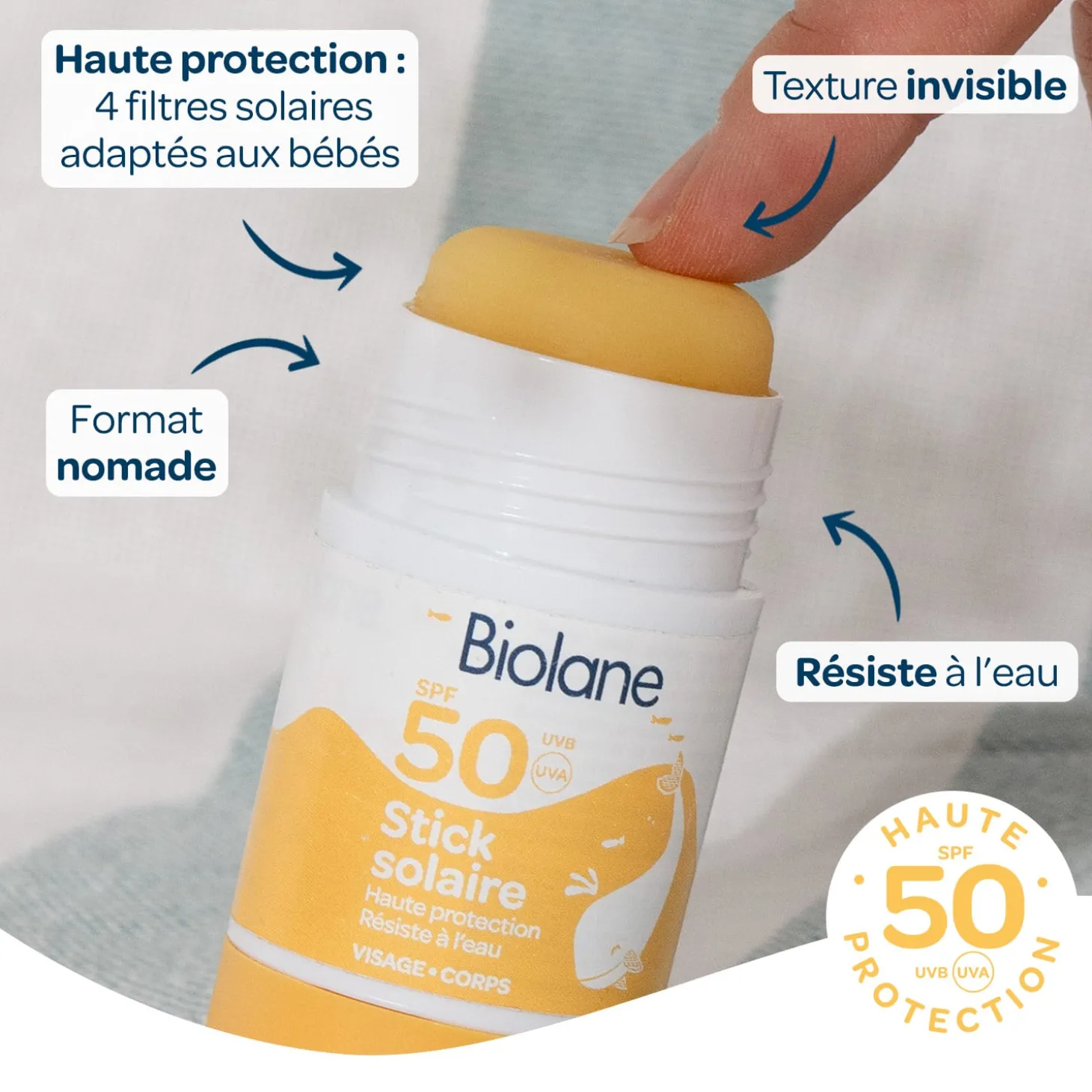 Biolane Stick solaire Blanc 20 ml