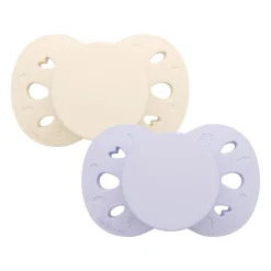 Biolane                    Sucettes anatomiques Essentielle    Lilas Et Beige