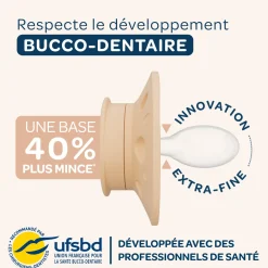 Biolane                    Sucettes anatomiques Animaux    Beige Et Marron            18 mois +