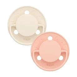 Biolane Sucettes rondes Originale Rose Et Beige 0-6 mois