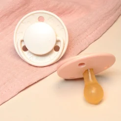 Biolane                    Sucettes rondes Originale    Rose Et Beige            0-6 mois