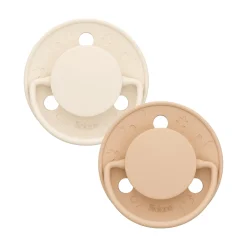 Biolane                    Sucettes rondes Originale    Beige Et Marron            6 mois +