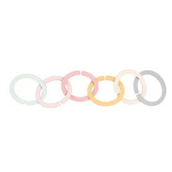 Bo Jungle Anneaux de dentition silicone 6 pcs Multicolore