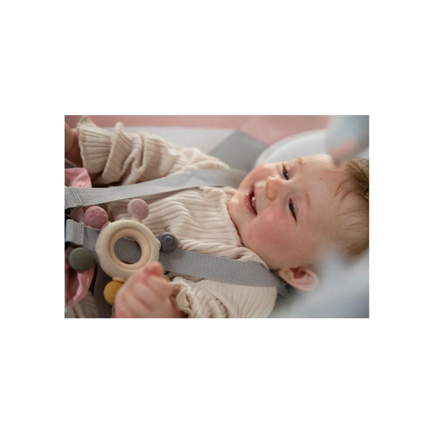 Bo Jungle Anneaux de dentition multisensoriel Multicolore