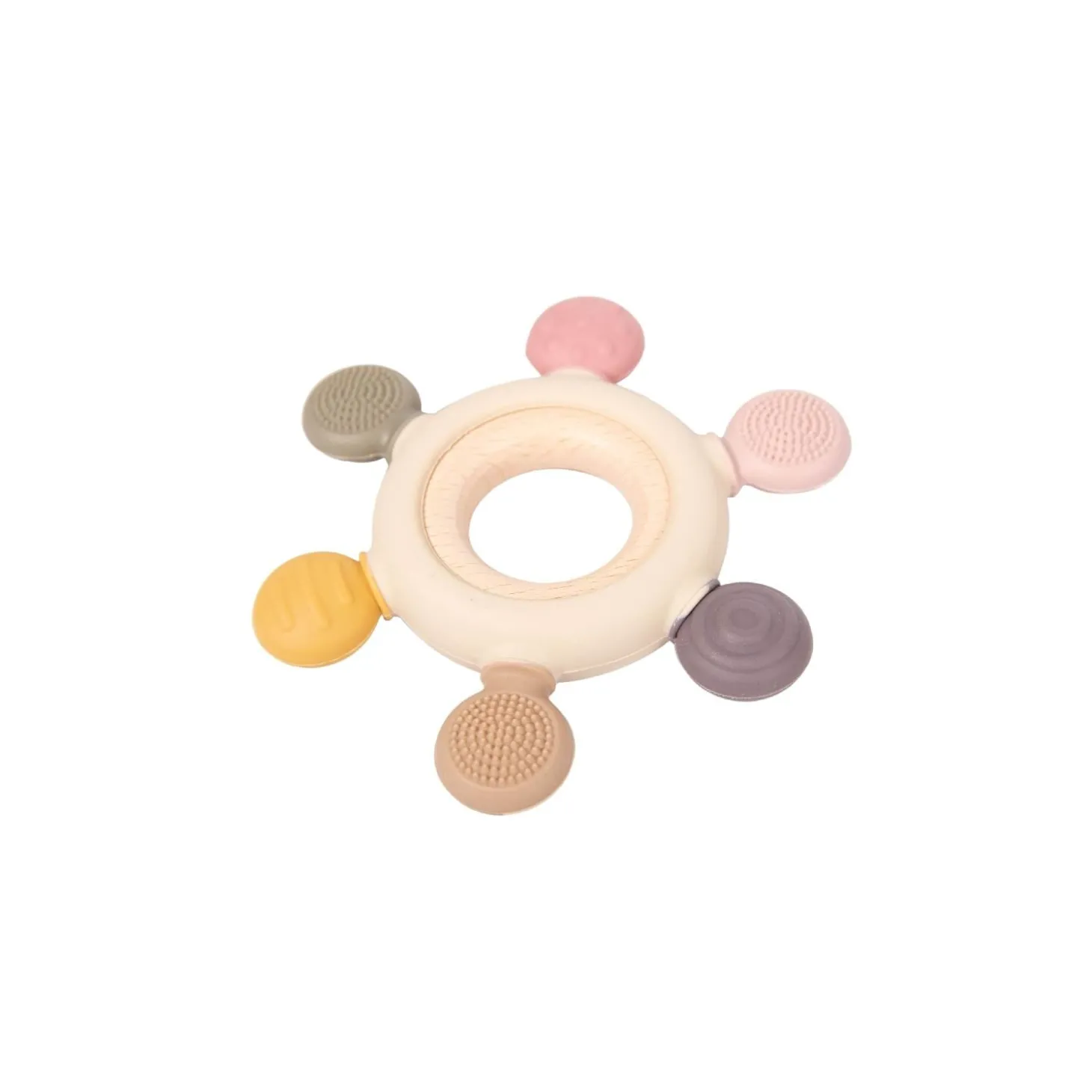 Bo Jungle Anneaux de dentition multisensoriel Multicolore