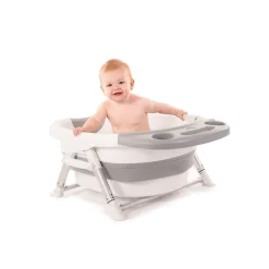 Bo Jungle B-Baignoire pliable pour douche Gris Blanc