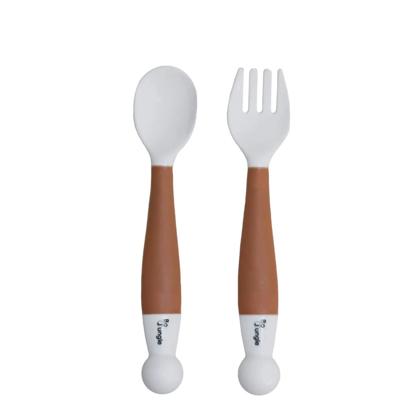 Bo Jungle B-CUILLERE ET FOURCHETTE ORIENTABLES TERRACOTTA Terracotta