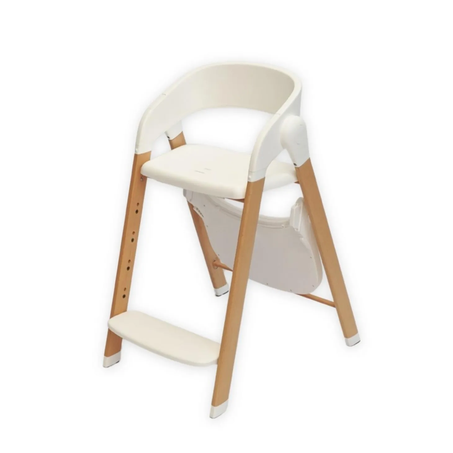 Bo Jungle Chaise Haute Grow with me Pure White