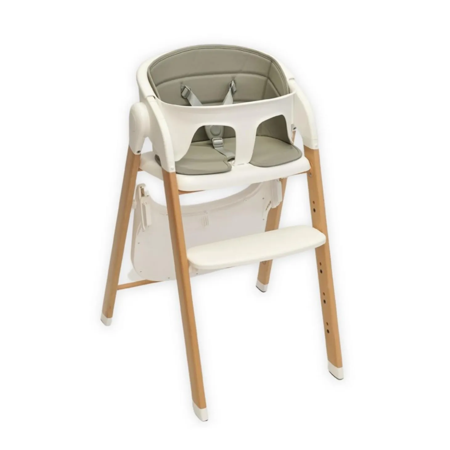 Bo Jungle Chaise Haute Grow with me Pure White