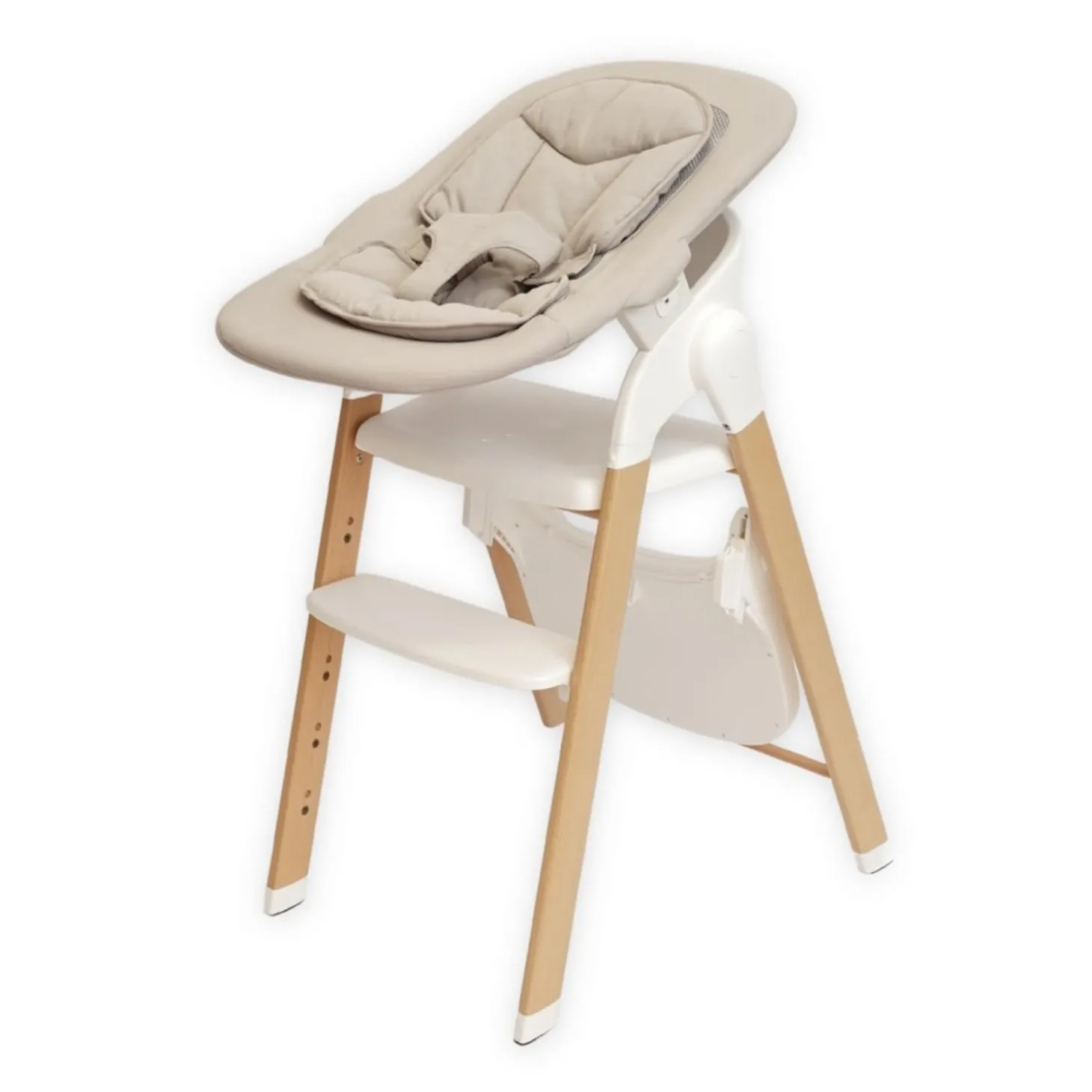 Bo Jungle Chaise Haute Grow with me Pure White