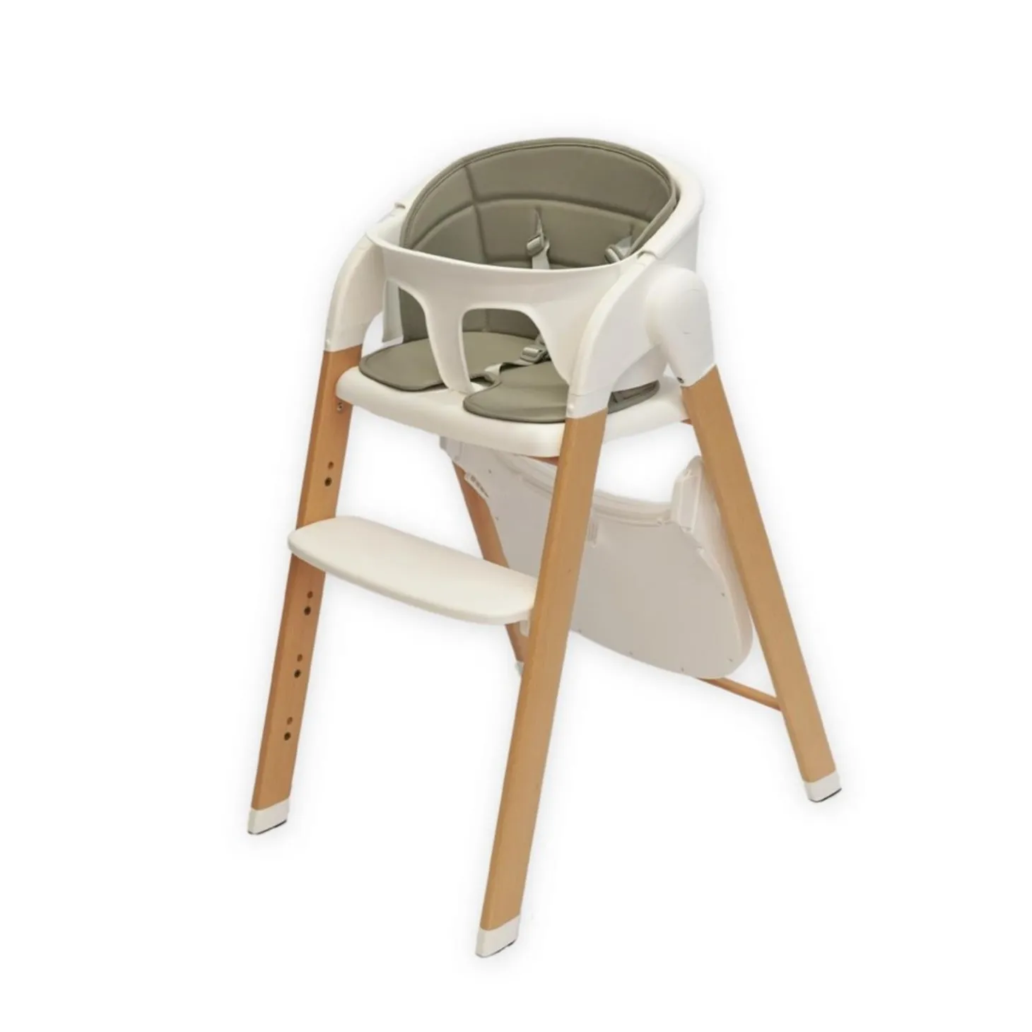 Bo Jungle Chaise Haute Grow with me Pure White