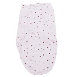Bo Jungle                    Couverture d'emmaillotage    Coeurs Roses            S