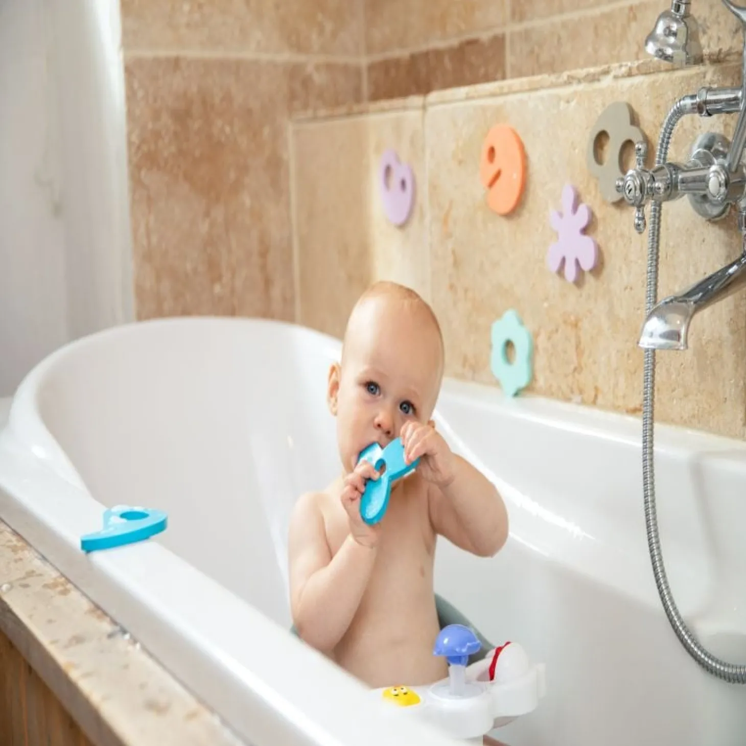 Bo Jungle 36 Formes en mousse pour le bain avec sac de rangement