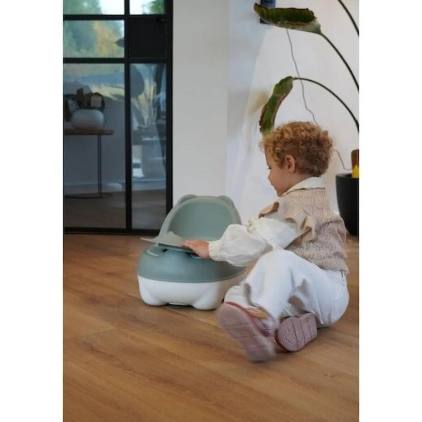 Bo Jungle Petit Pot Ourson Vert Sauge